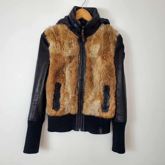 RUDSAK Jackets & Blazers - RUDSAK Leather & Fur Jacket
